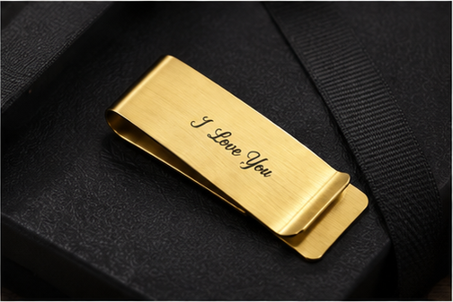 Personalized Money Clip Stainless Steel Custom Engraved Gift for Men Husband Dad Boyfriend Valentine Father Day Anniversary