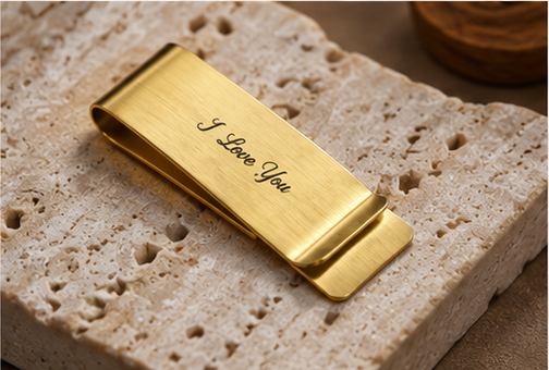 Personalized Money Clip Stainless Steel Custom Engraved Gift for Men Husband Dad Boyfriend Valentine Father Day Anniversary