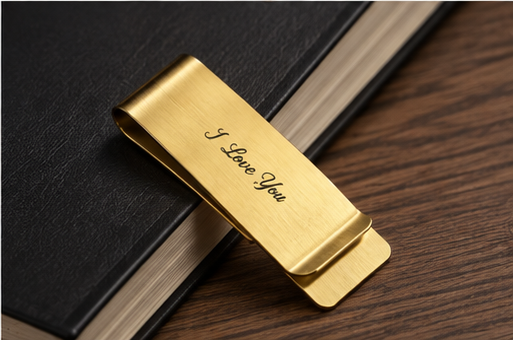 Personalized Money Clip Stainless Steel Custom Engraved Gift for Men Husband Dad Boyfriend Valentine Father Day Anniversary