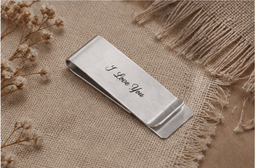 Personalized Money Clip Stainless Steel Custom Engraved Gift for Men Husband Dad Boyfriend Valentine Father Day Anniversary
