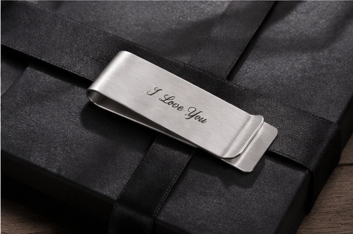 Personalized Money Clip Stainless Steel Custom Engraved Gift for Men Husband Dad Boyfriend Valentine Father Day Anniversary